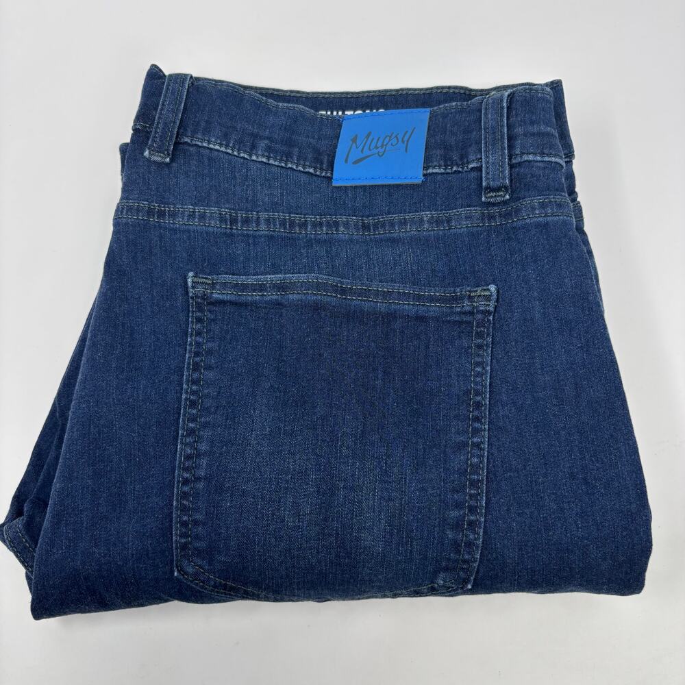 Mugsy Mens 40x34 Medium Wash 5 Pocket Design Fultons Jeans